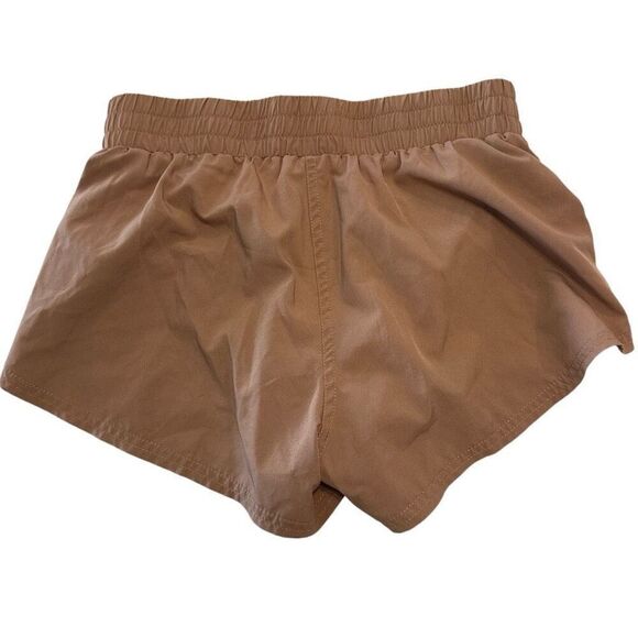 Altar'd State Revival Lined Brown Running Shorts Size XS - Picture 2 of 4
